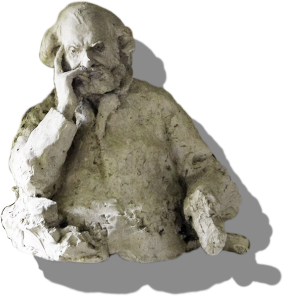 statue château de Crampagna, Ariège